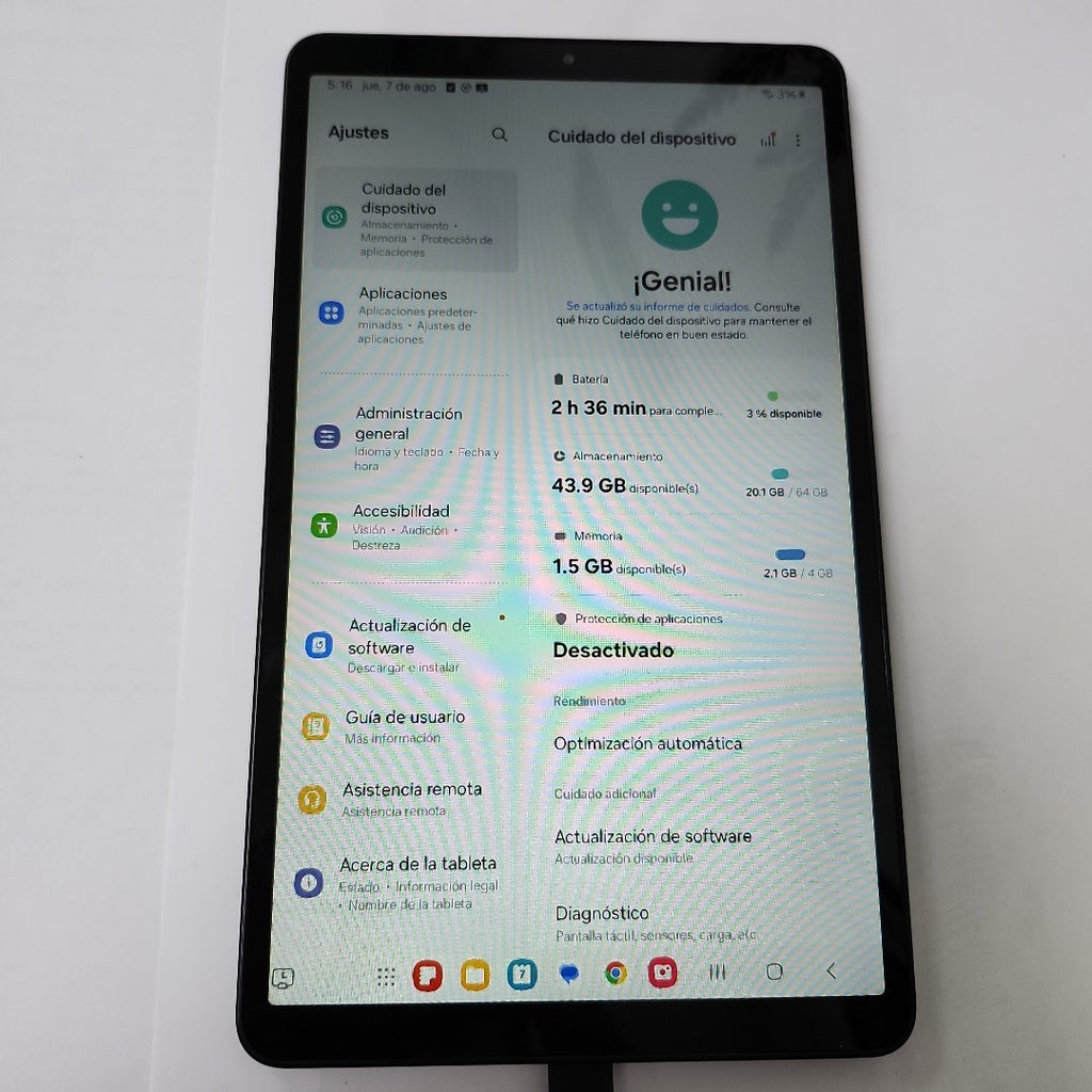TABLETA SAMSUNG GALAXY TAB A9 SM-X110 (2023) 64 GB 4 GB RAM (SEMINUEVO)