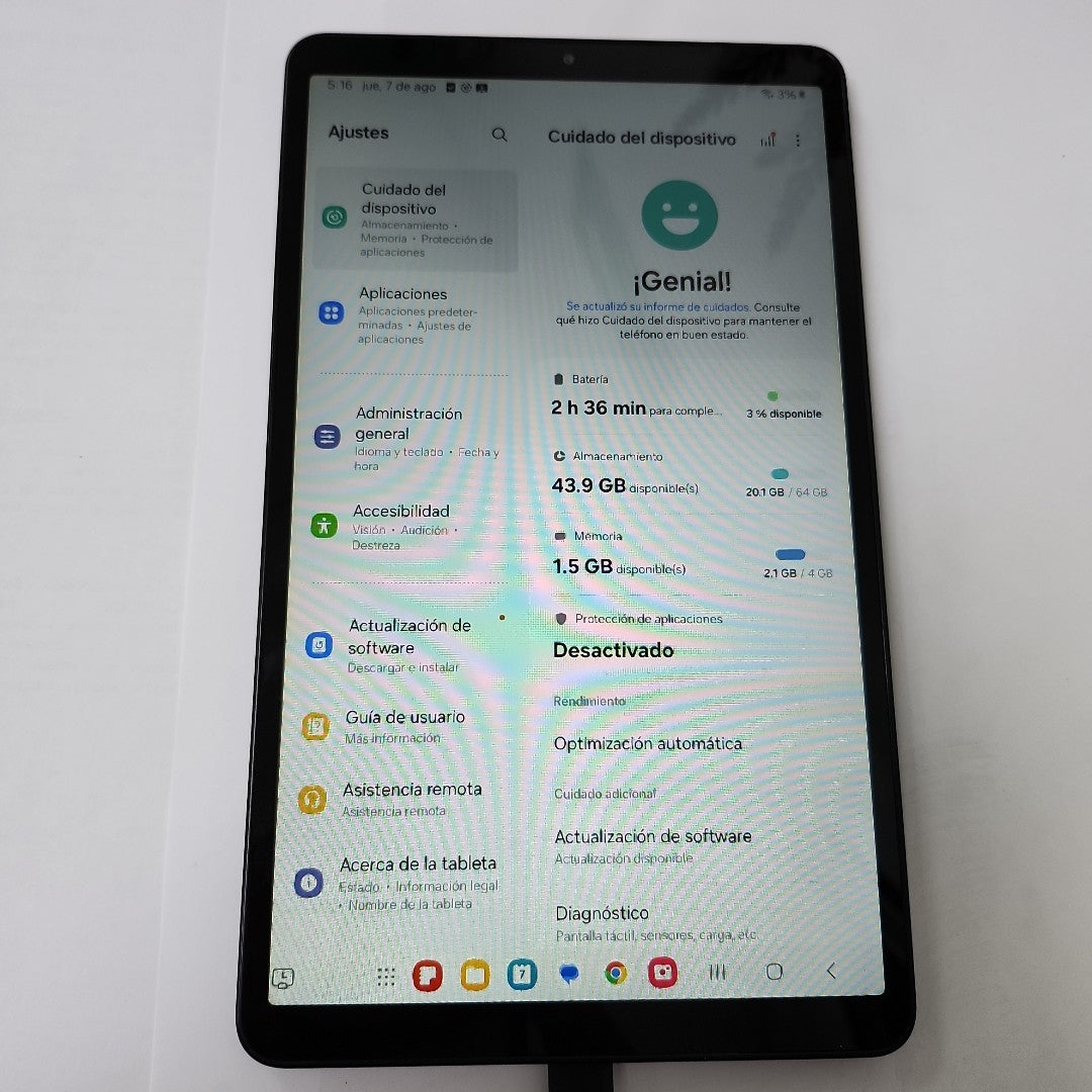 TABLETA SAMSUNG GALAXY TAB A9 SM-X110 (2023) 64 GB 4 GB RAM (SEMINUEVO)