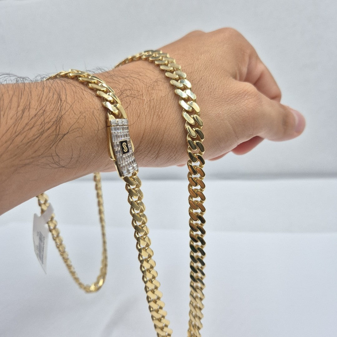 CADENA MONACO ORO 14K 30.1 (NUEVO)