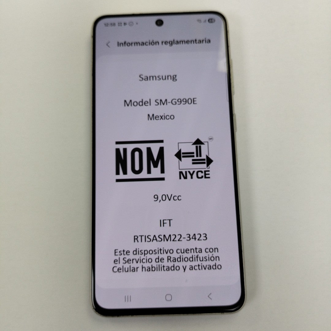 CELULAR SAMSUNG GALAXY S21 FE 5G SM-G990E 128 GB 6 GB RAM (SEMINUEVO)