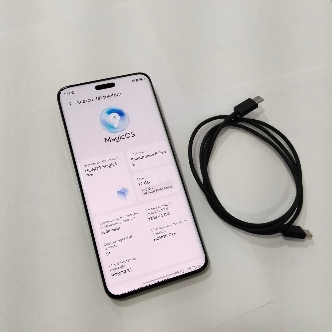 CELULAR HONOR MAGIC 6 PRO BVL-N49 (2024) 512 GB 12 GB RAM (SEMINUEVO)