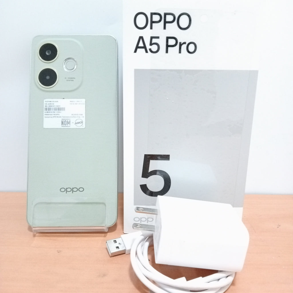 CELULAR OPPO  A5 PRO CPH2711 (2025) 256 GB 8 GB RAM (SEMINUEVO)