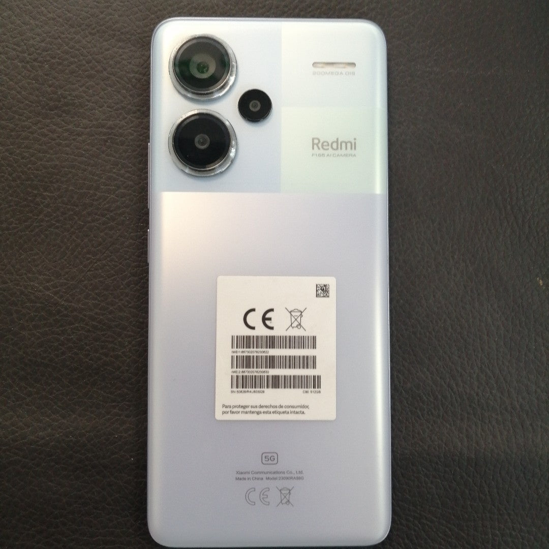 CELULAR XIAOMI REDMI NOTE 13 PRO+ 5G 23090RA98G (2023) 512 GB 12 GB RAM (SEMINUEVO)