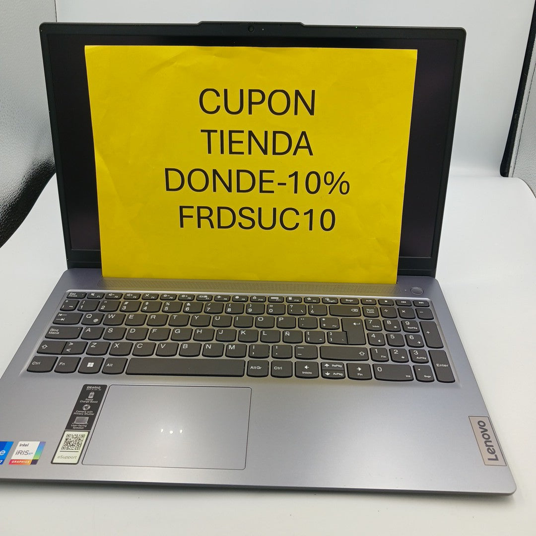 LAPTOP LENOVO IDEAPAD SLIM 3 15IRU8 (2023) 1 TB SSD 16 GB RAM (SEMINUEVO)
