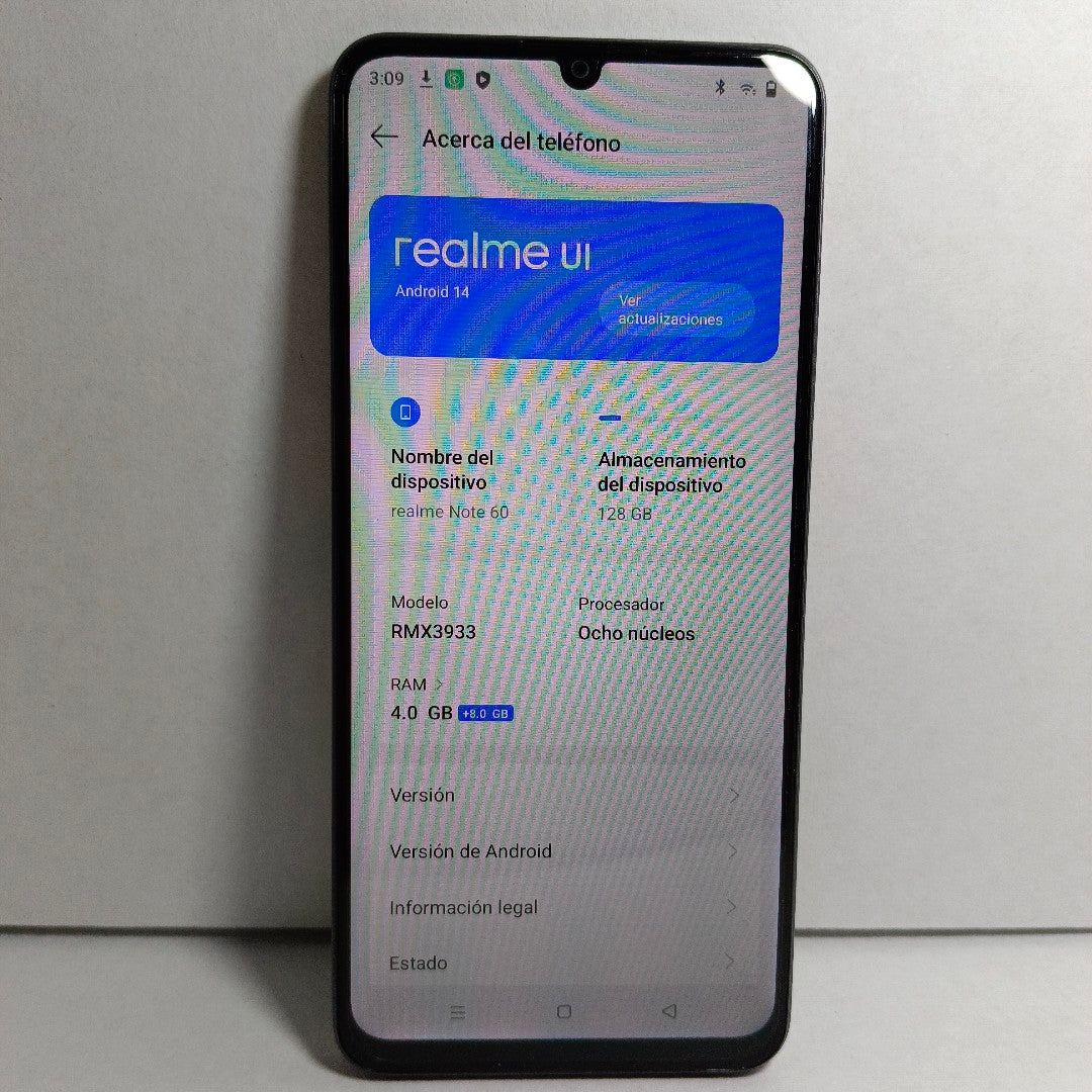 CELULAR REALME REALME NOTE 60-RMX3933(2023) 128 GB 4 GB RAM