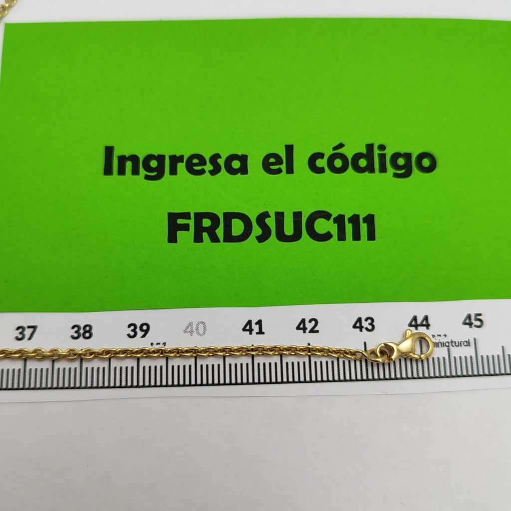 GARGANTILLA ORO COMBINADO 14 K 10,40 GRMS (SEMINUEVO)