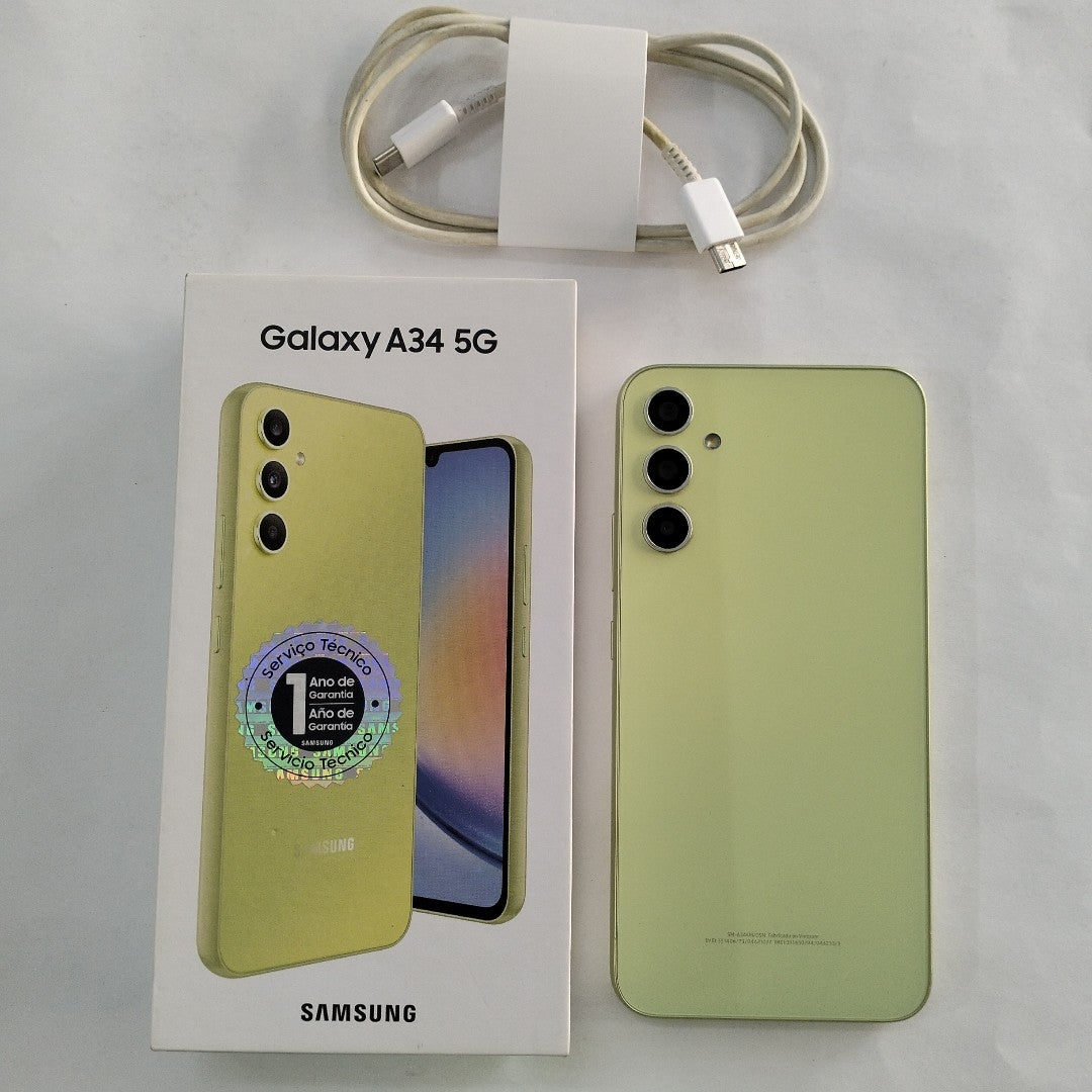 CELULAR SAMSUNG GALAXY A34 5G SM-A346M/N 128 GB 6 GB RAM (SEMINUEVO)