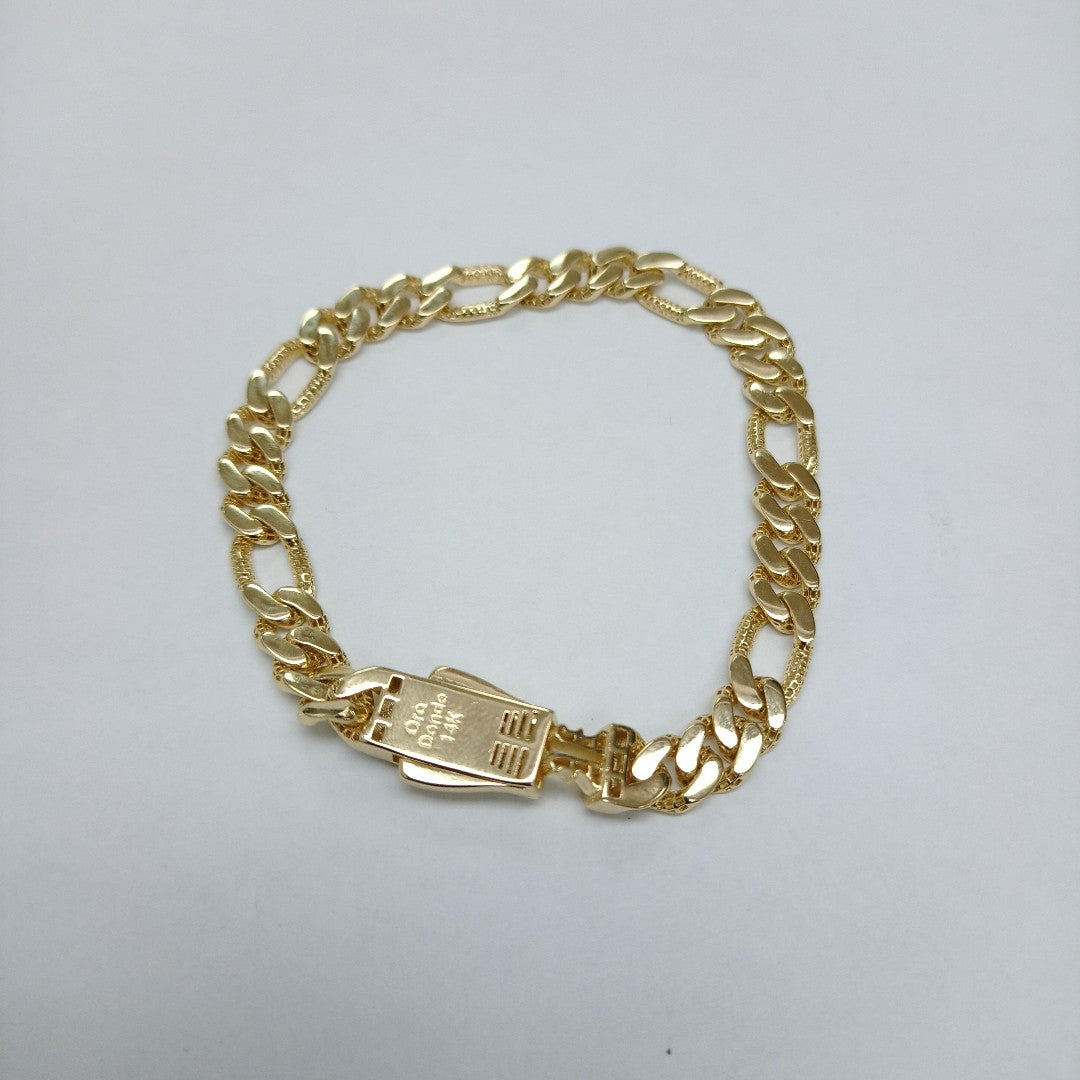 PULSERAS DAMA CARTIER 3*1 DIAMANTADA ORO 14K 11.2 (NUEVO)