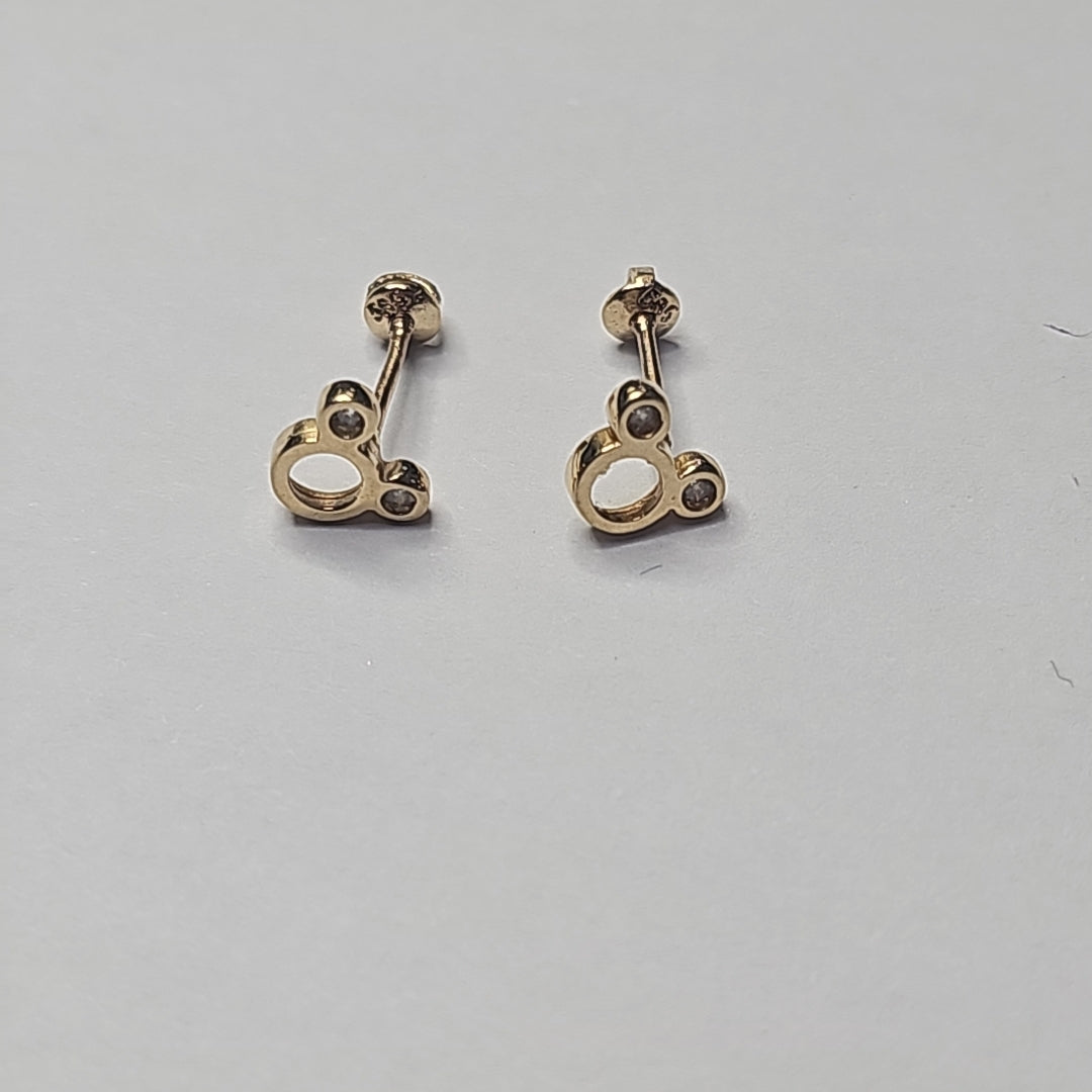 BROQUELES PAR. ORO. 14 K 0.6 GRMS (SEMINUEVO)