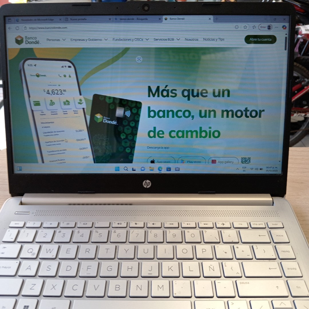 LAPTOP HP 14-DQ2502LA (2022) 256 GB SSD 8 GB RAM (SEMINUEVO)