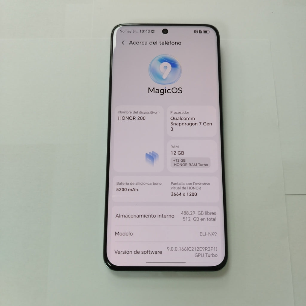 CELULAR HONOR 200 5G ELI-NX9 (2024) 512 GB 12 GB RAM (SEMINUEVO)
