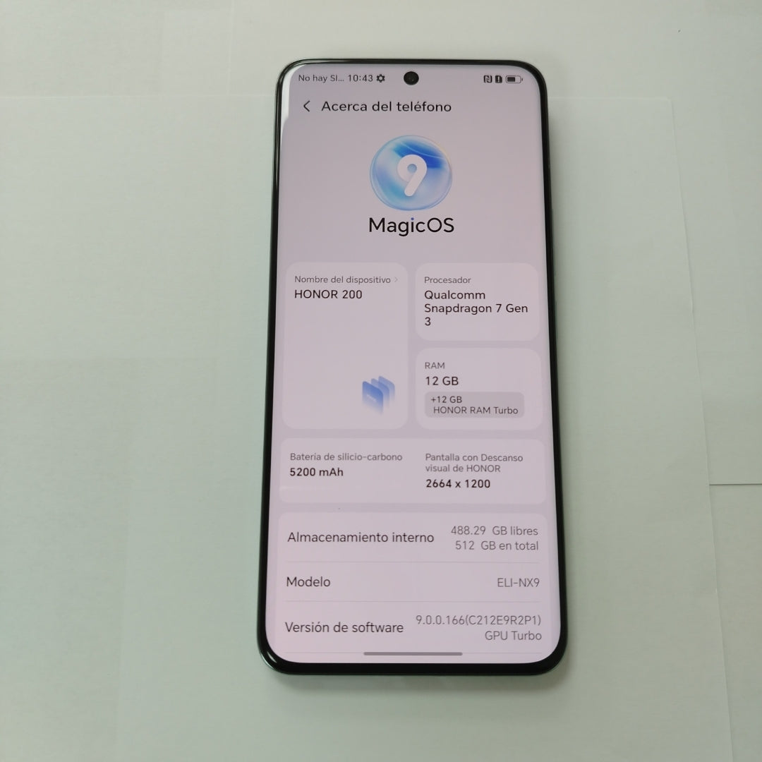 CELULAR HONOR 200 5G ELI-NX9 (2024) 512 GB 12 GB RAM (SEMINUEVO)