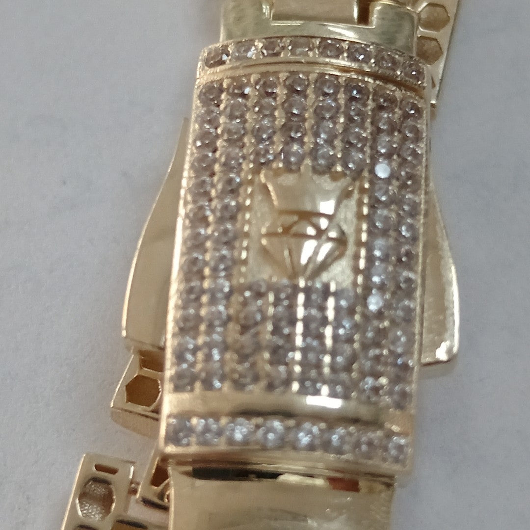 PULSERAS CABALLERO ORO 14K 18.2 (NUEVO)