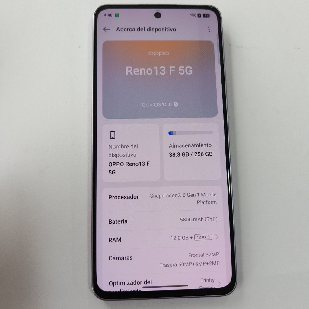 CELULAR OPPO  RENO 13F 5G CPH2699 (2025) 256 GB 12 GB RAM (SEMINUEVO)