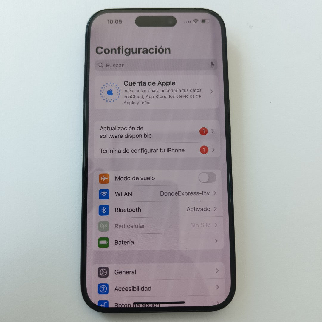 CELULAR APPLE IPHONE 15 PRO A3104 128 GB 8 GB RAM (SEMINUEVO)