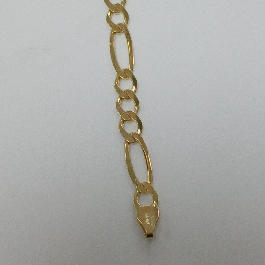 PULSERAS CABALLERO CARTIER 3 1 AMARILLA ORO 14K 6.4 (NUEVO)
