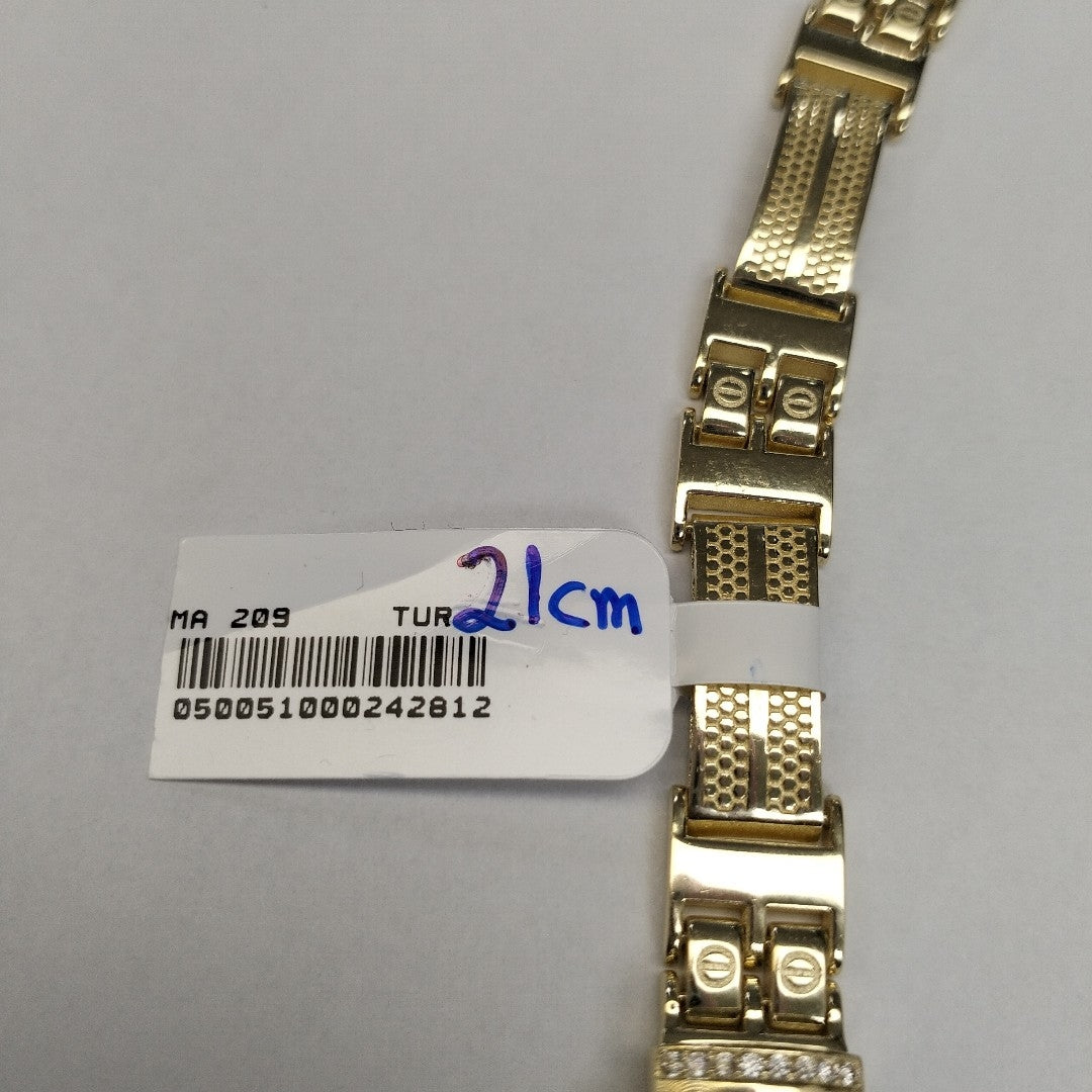 PULSERAS CABALLERO ORO 14K 25.2 (NUEVO)