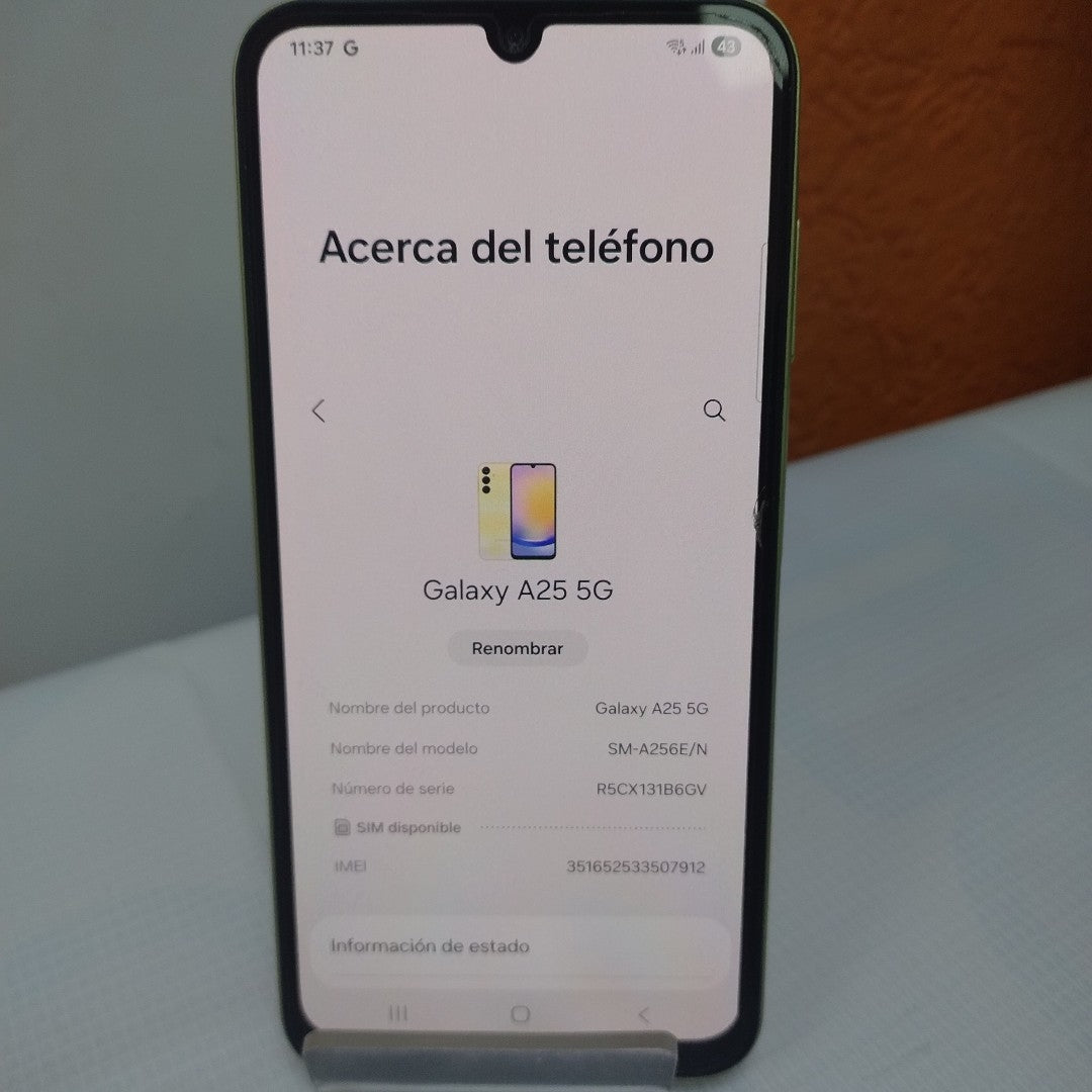 CELULAR SAMSUNG GALAXY A25 5G SM-A256E/N (2023) 128 GB 6 GB RAM (SEMINUEVO)