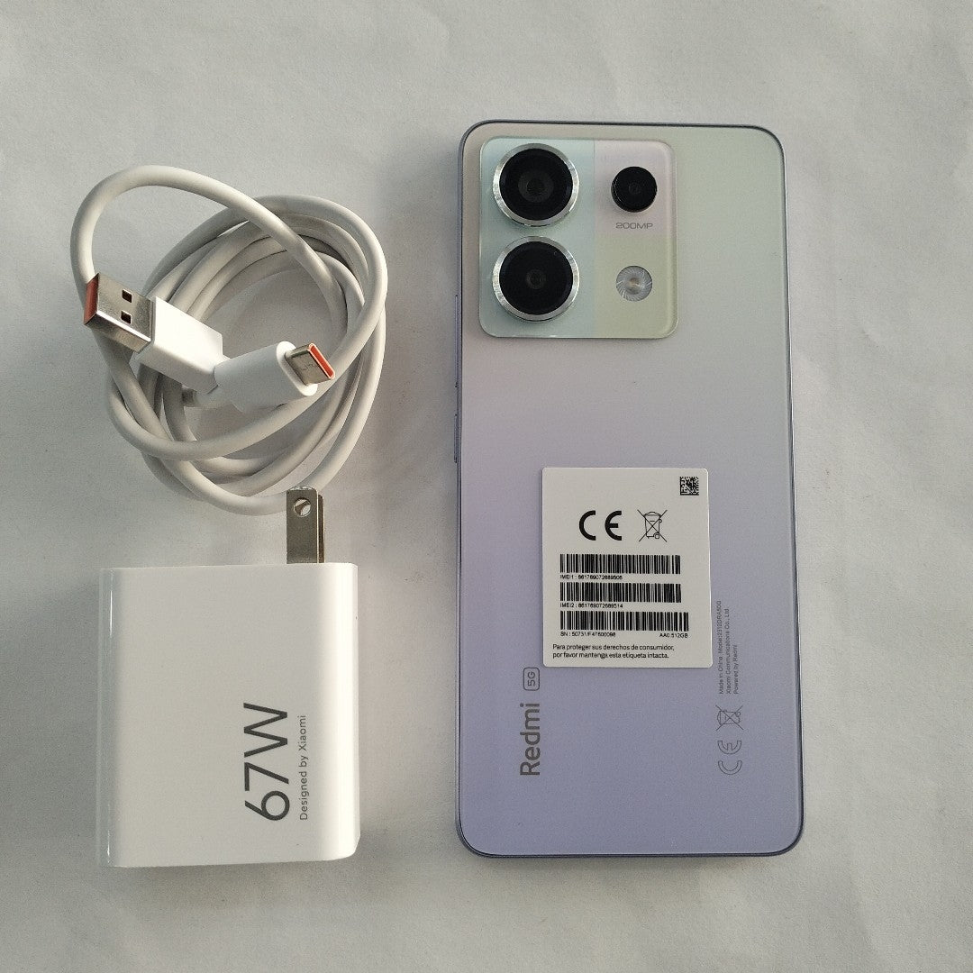 CELULAR XIAOMI REDMI NOTE 13 PRO 2312DRA50G (2023) 512 GB 12 GB RAM (SEMINUEVO)