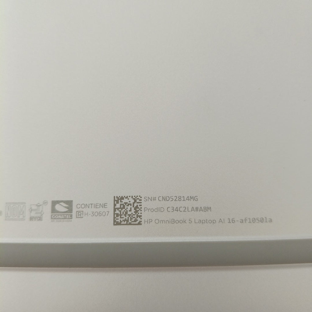 LAPTOP HP OMNIBOOK 5 AI 16-AF1050LA (2025) 1 TB SSD 16 GB RAM