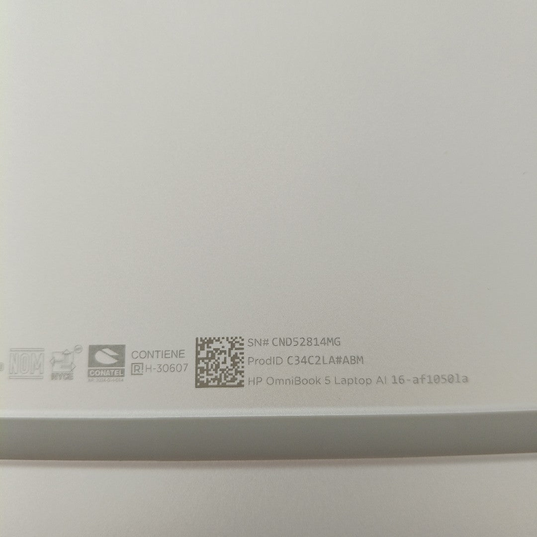 LAPTOP HP OMNIBOOK 5 AI 16-AF1050LA (2025) 1 TB SSD 16 GB RAM