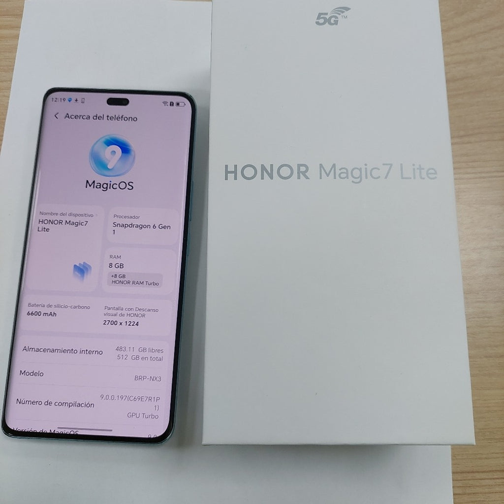 CELULAR HONOR MAGIC 7 LITE BRP-NX3 (2025) 512 GB 8 GB RAM (SEMINUEVO)