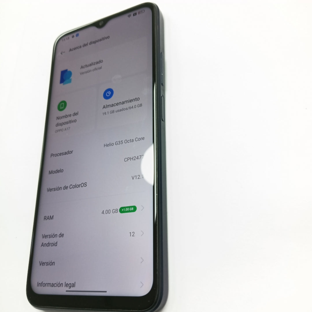 CELULAR OPPO  A17 CPH2477 64 GB 4 GB RAM (SEMINUEVO)