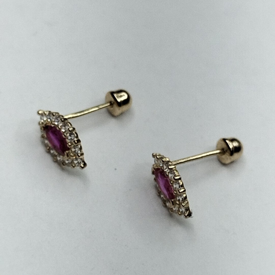 BROQUELES ORO 10K 1 (NUEVO)