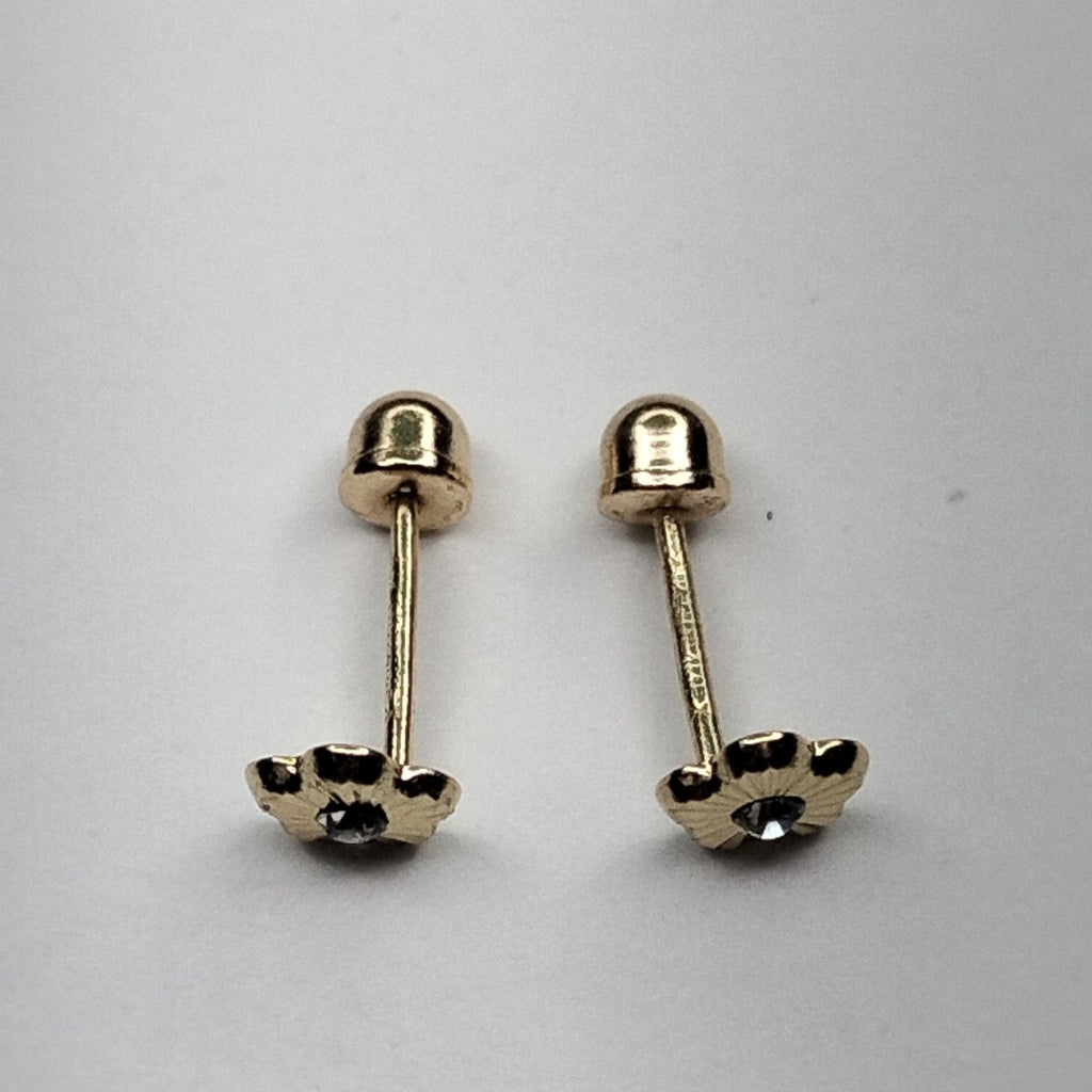 BROQUELES ORO 14K 1 (NUEVO)