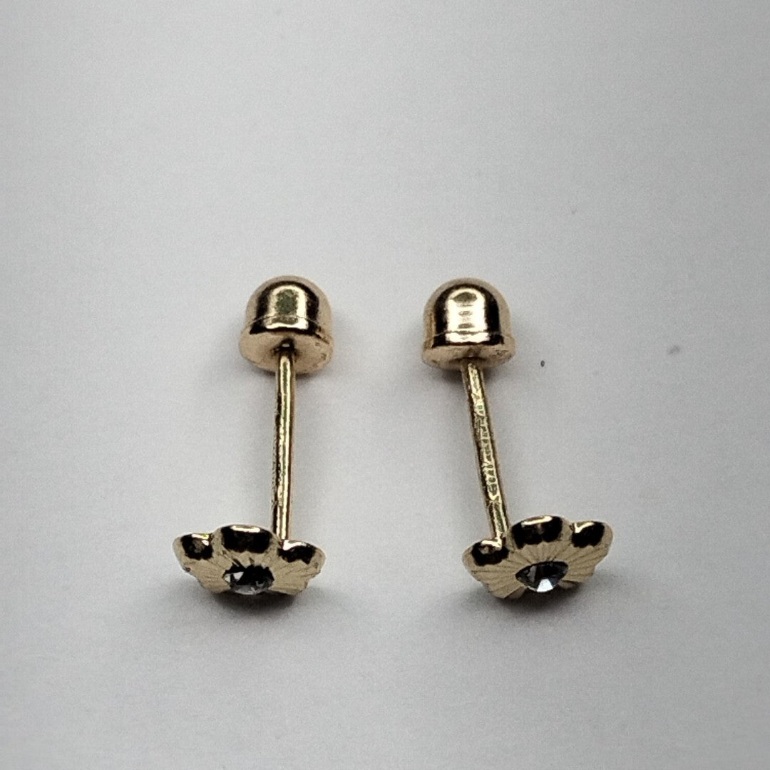 BROQUELES ORO 14K 1 (NUEVO)