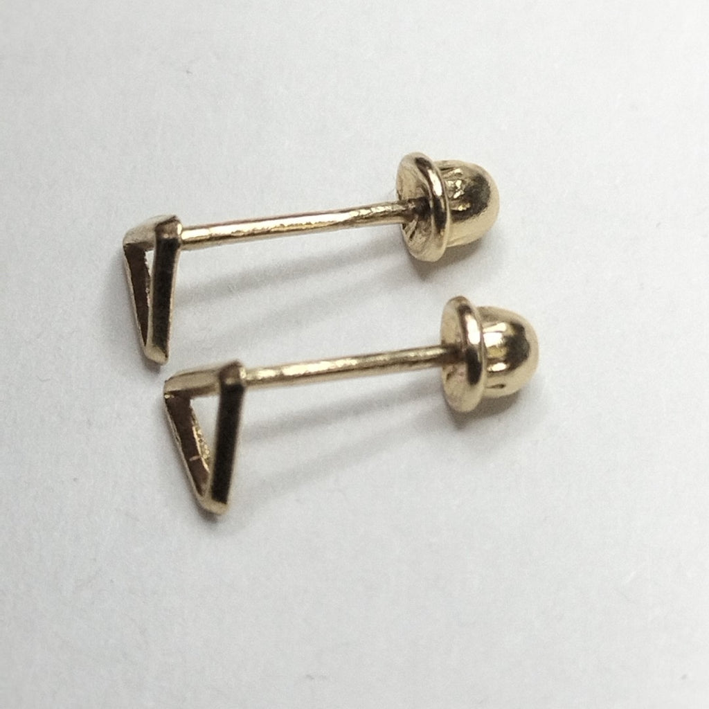 BROQUELES ORO 10K 1 (NUEVO)