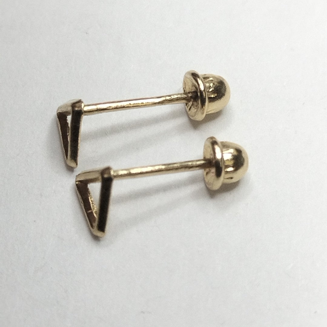 BROQUELES ORO 10K 1 (NUEVO)