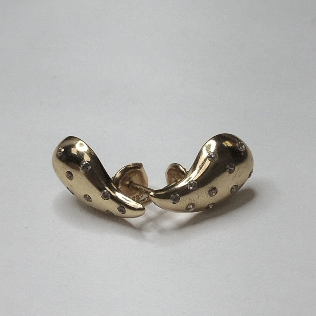 BROQUELES ORO 14K 2 (NUEVO)