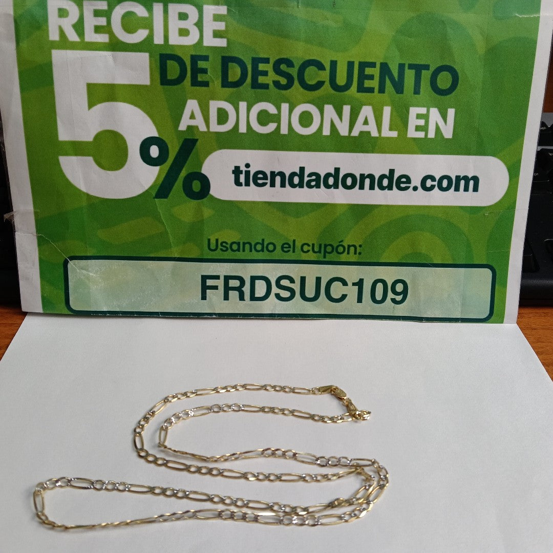CADENAS CARTIER 3 1 DIAMANTADA ORO 14K 8.1 (NUEVO)