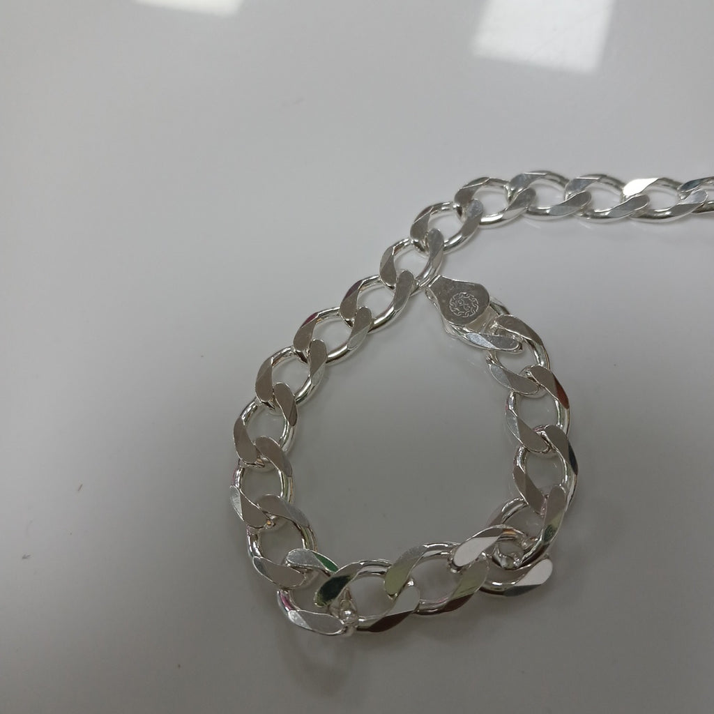 PULSERA BARBADA PLATA .925 19G (NUEVO)