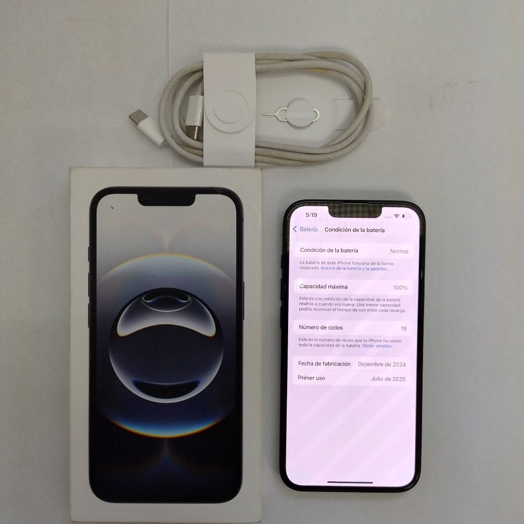 CELULAR APPLE IPHONE 16E A3408 (2025) 128 GB 8 GB RAM (SEMINUEVO)