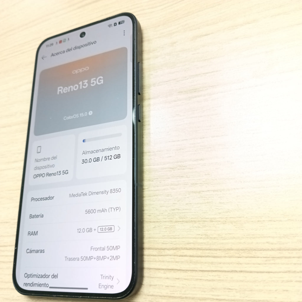 CELULAR OPPO  RENO13 5G CPH2689 (2024) 512 GB 12 GB RAM (SEMINUEVO)