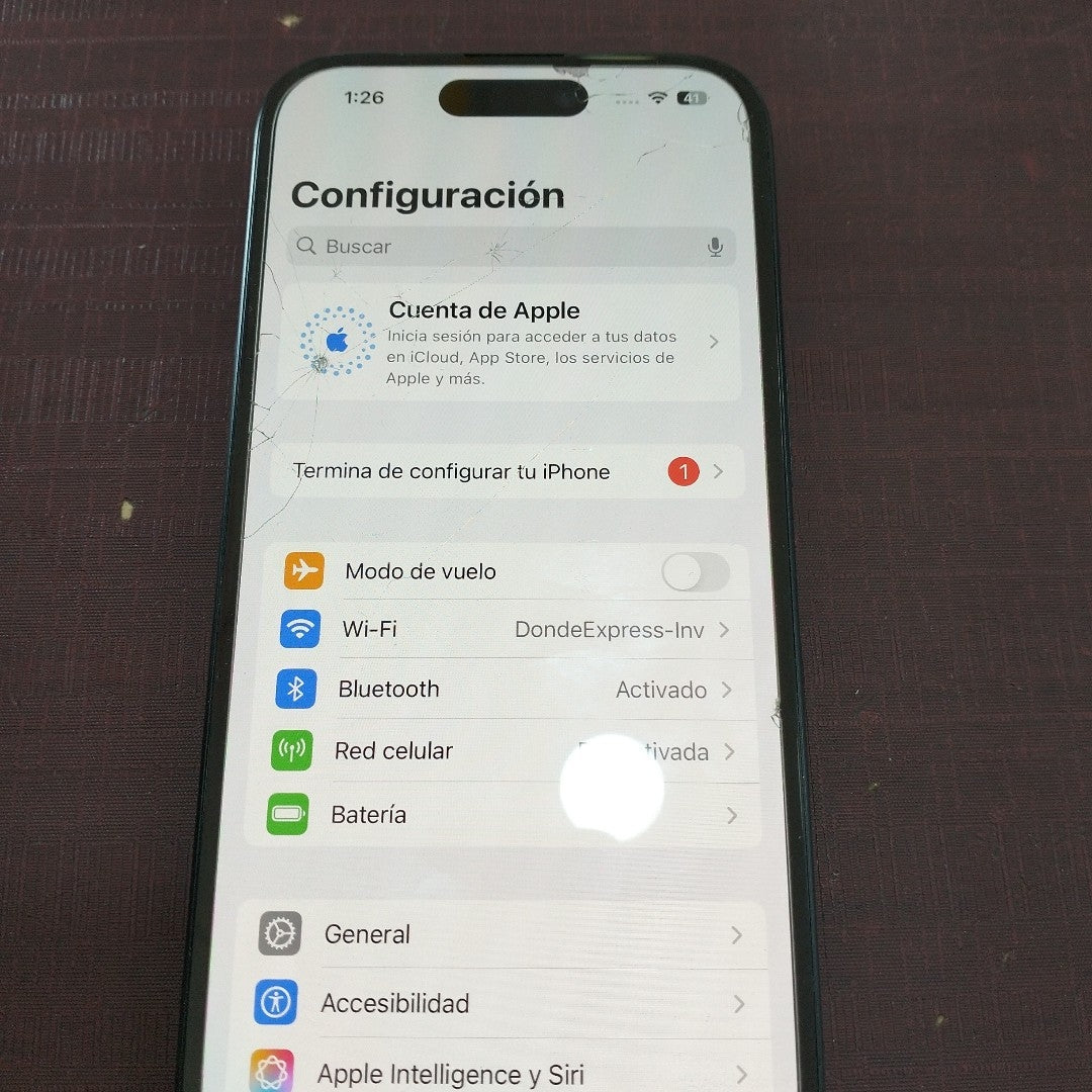 CELULAR APPLE IPHONE 16 A3286 (2024) 128 GB 8 GB RAM (SEMINUEVO)