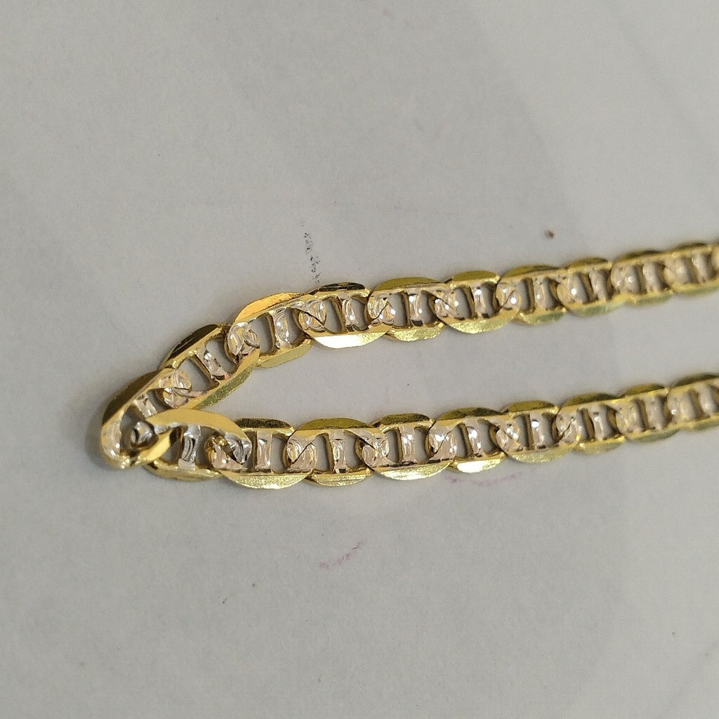 PULSERA TEJIDO MARINERO DIAMANTADO 4.5GR 18 CM (NUEVO)