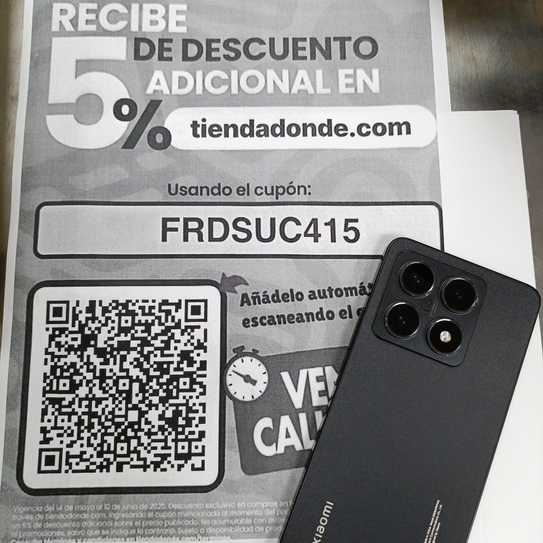 CELULAR XIAOMI 14T 5G 2406APNFAG (2024) 512 GB 16 GB RAM (SEMINUEVO)