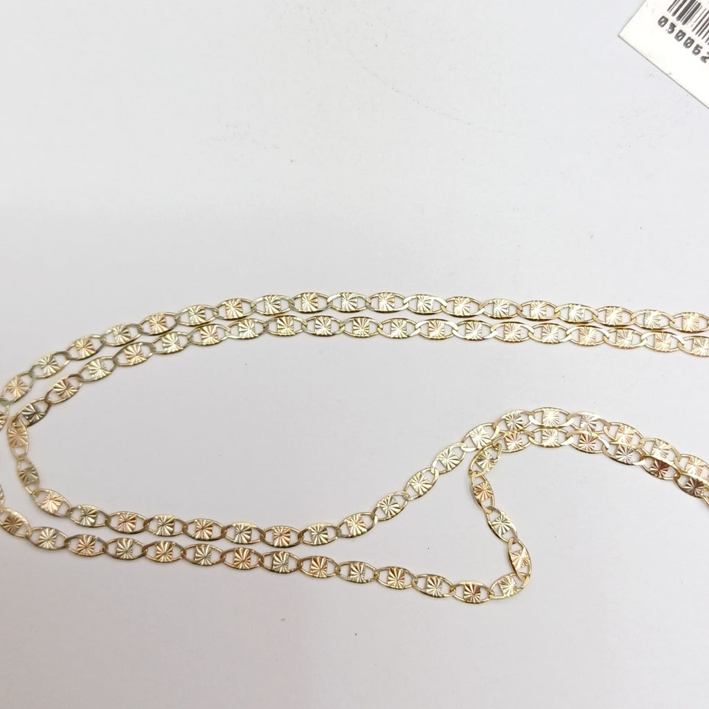 CADENA TEJIDO MARINERO 3.81GR 60 CM (NUEVO)