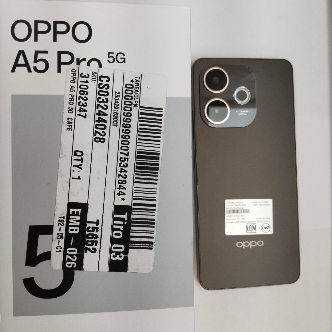 CELULAR OPPO  A5 PRO 5G CPH2695 (2025) 256 GB 8 GB RAM (SEMINUEVO)