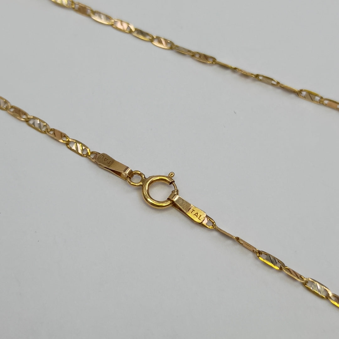 CADENA,DIJE ORO 14 K 3,80 GRMS (SEMINUEVO)