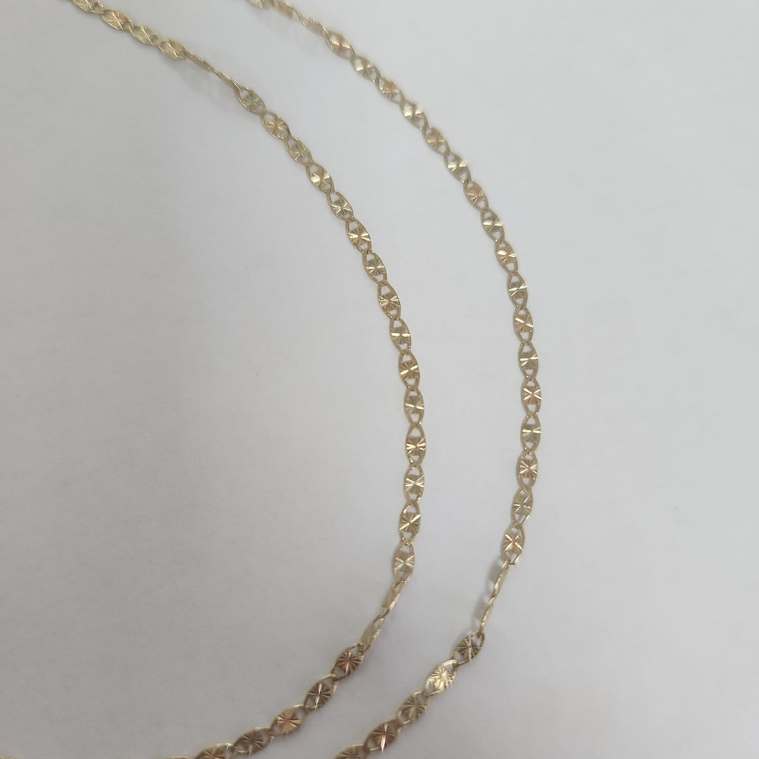 CADENA TEJIDO MARINERO 1.91GR 50 CM (NUEVO)