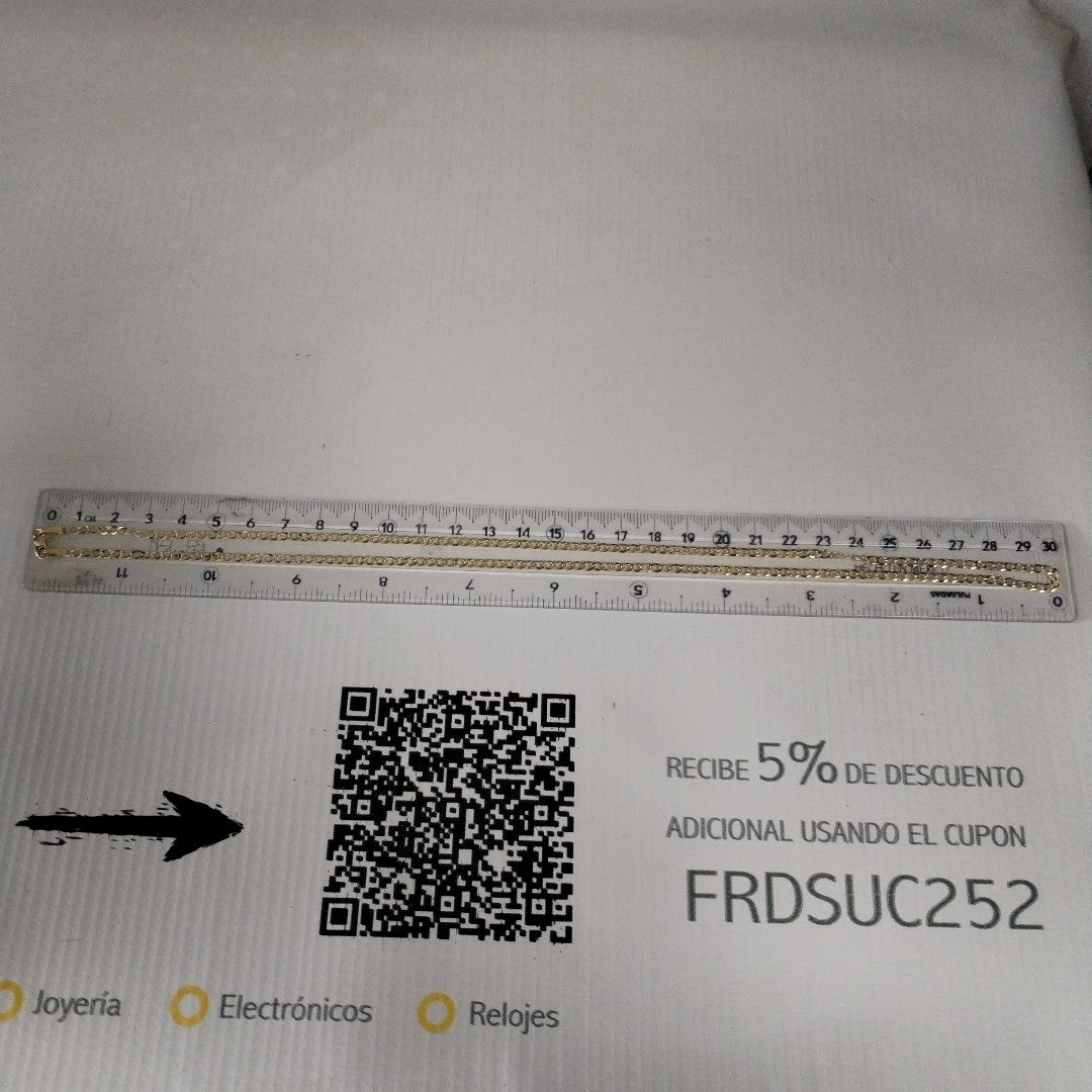 CADENA BARBADA 5.7G 60 CM (NUEVO)