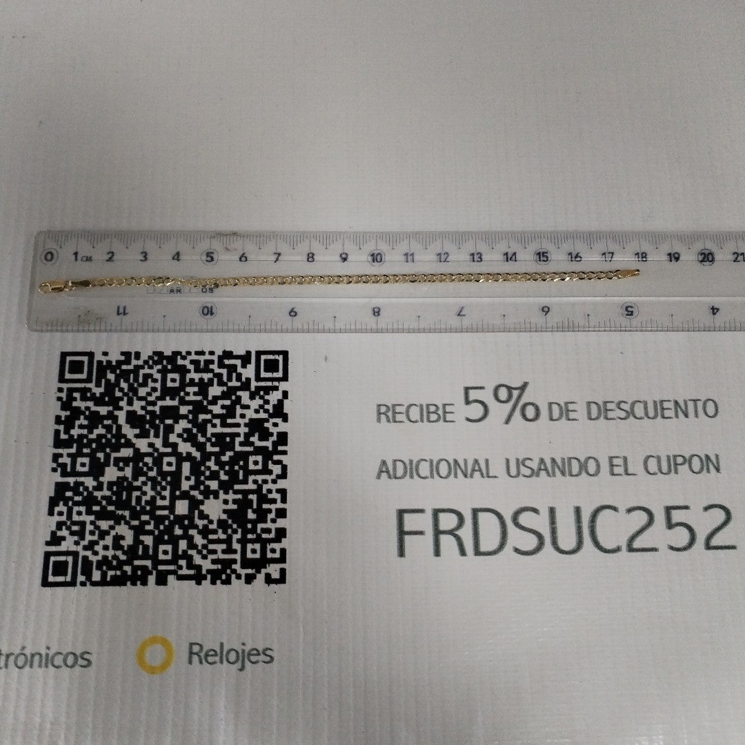 PULSERA BARBADA 1.9G 18 CM (NUEVO)