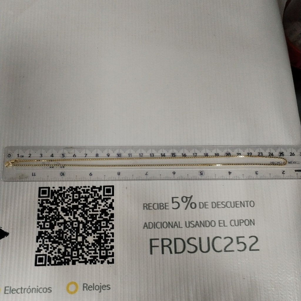 CADENA VENECIANA 7G 50 CM (NUEVO)