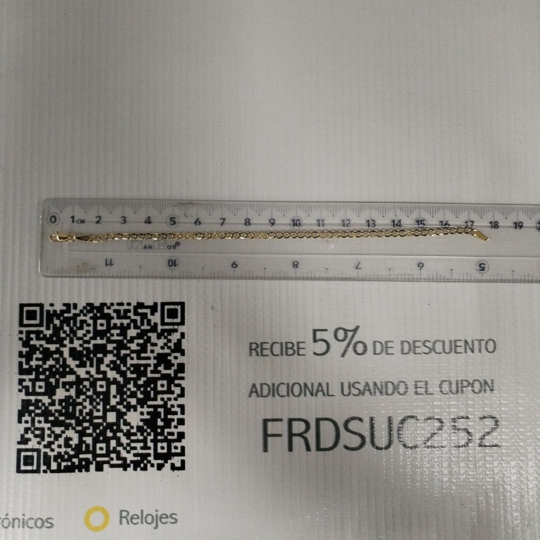 PULSERA BARBADA 2G 18 CM (NUEVO)