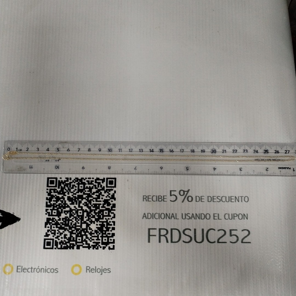 CADENA 3 X 1 1.6GR 55 CM (NUEVO)