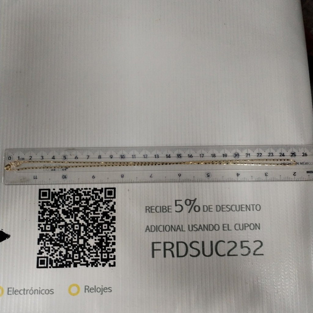 CADENA TEJIDO MARINERO 1.81GR 50 CM (NUEVO)